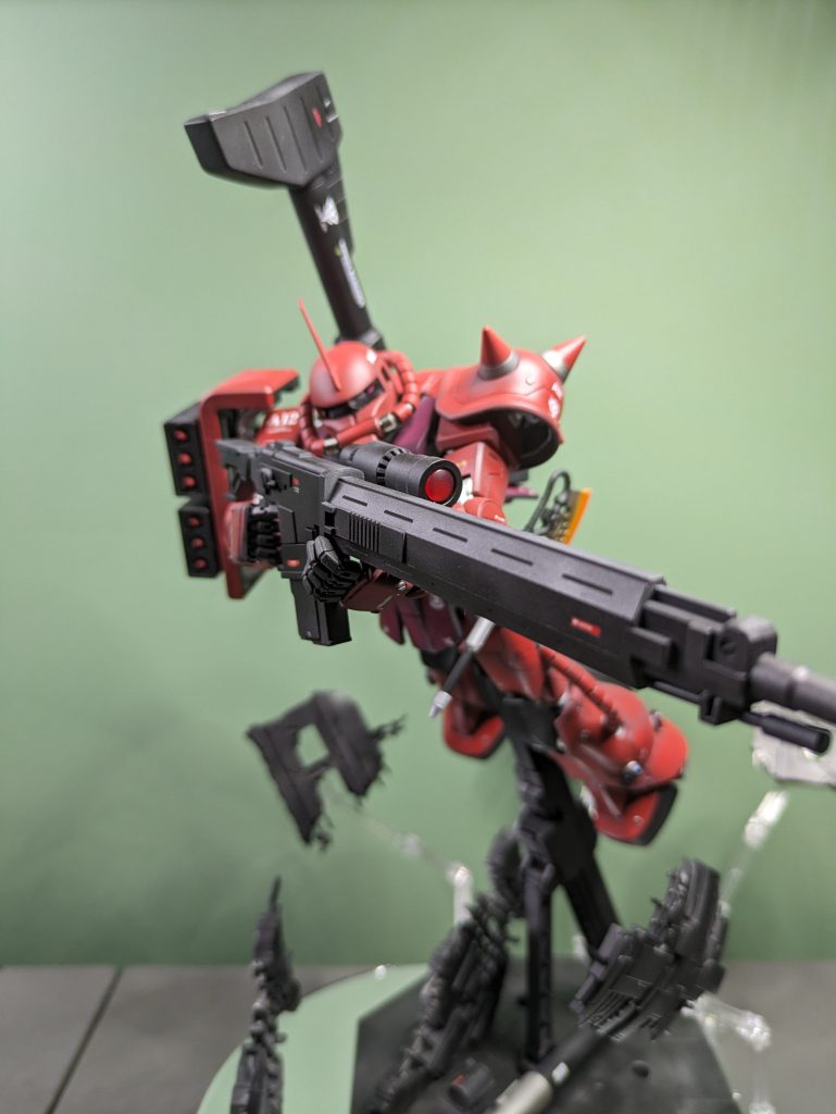 ライフルは合うものを探すのに苦労しました。