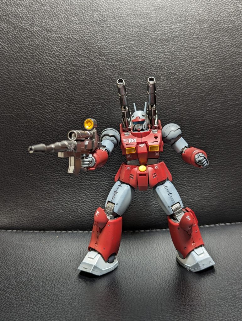 ビームライフルは、もう少し小さいほうが好みですね。