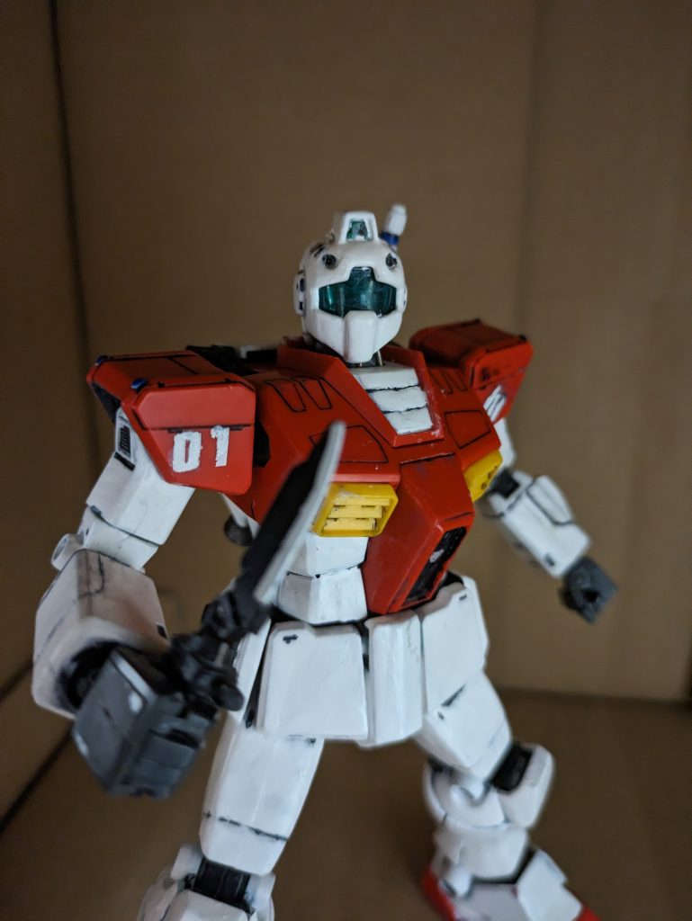 こうして簡単に装備できます!以上MGジムver1.0でした!(`・ω・´)ゞ