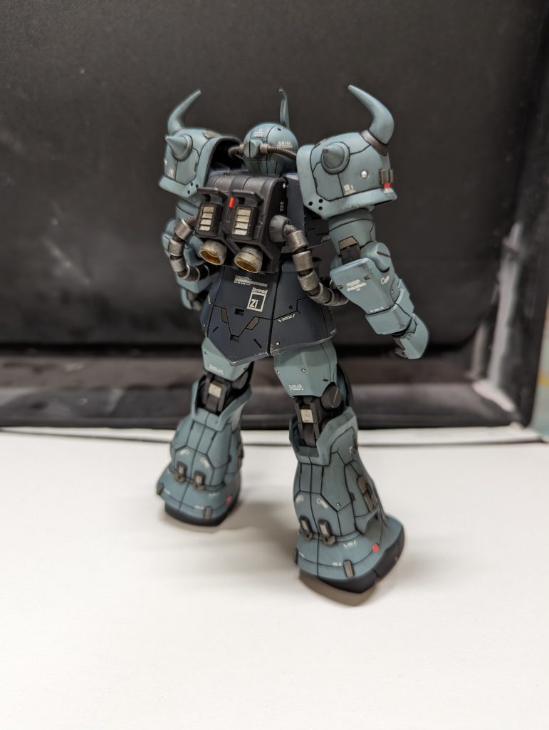 HGUC　グフカスタム　全塗装–2枚目/制作者：たくあん