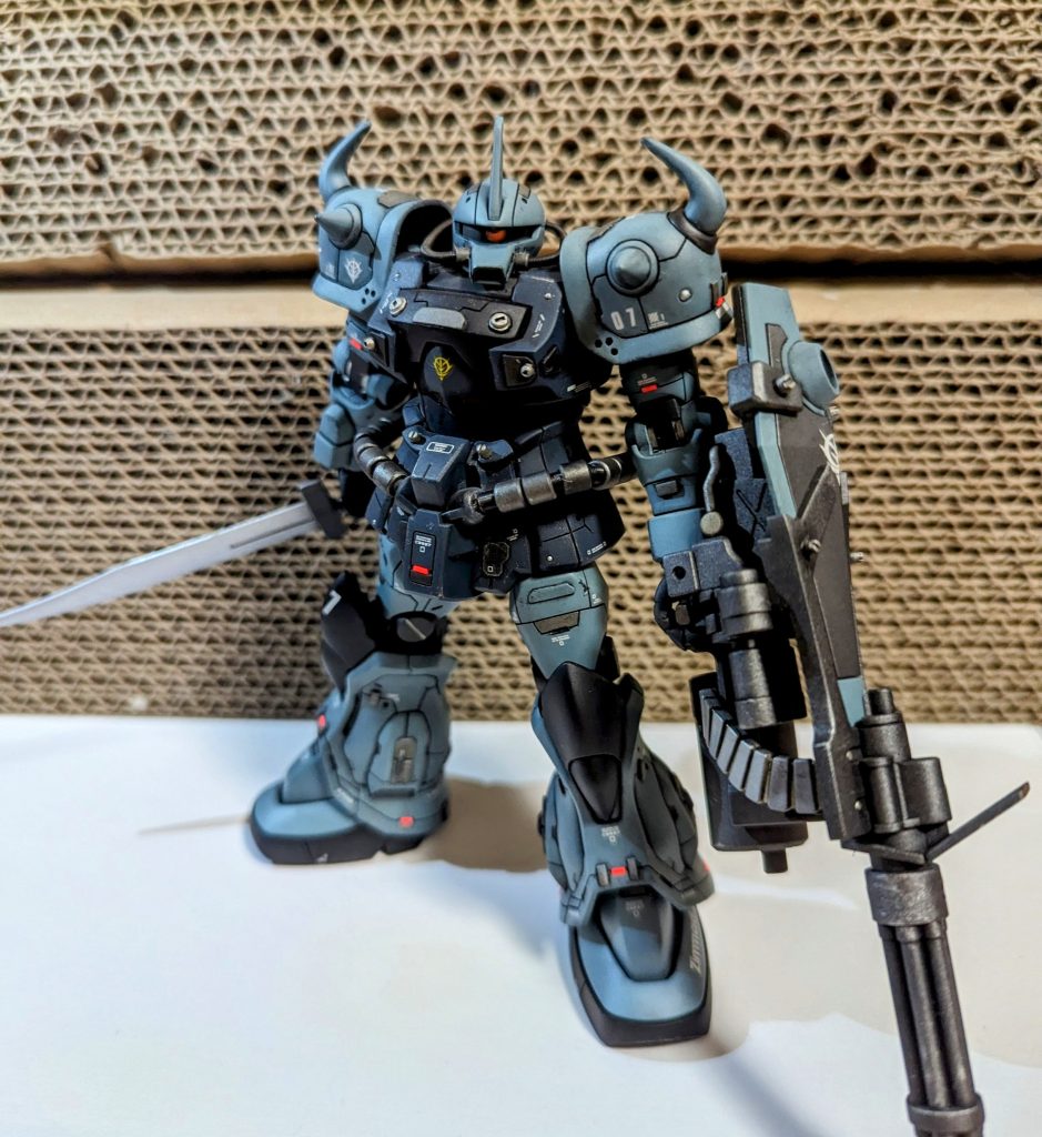 HGUC　グフカスタム　全塗装–5枚目/制作者：たくあん