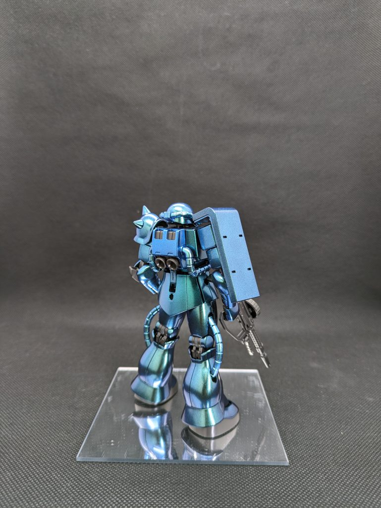 バックパックだけ成形色違ったので適当な青メタリック