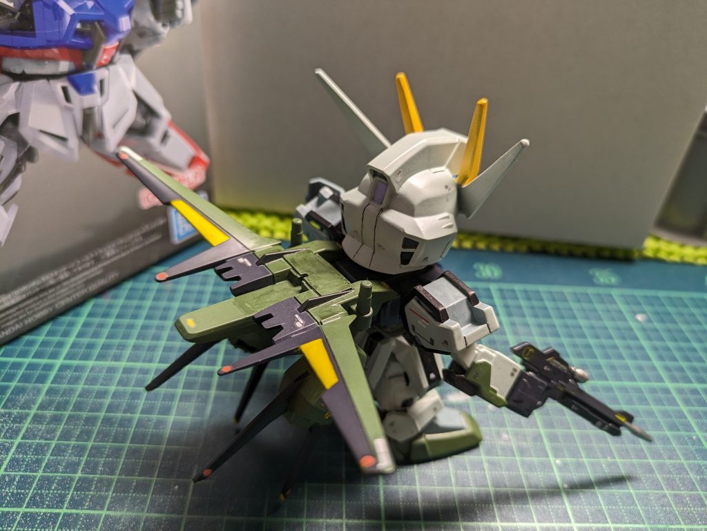 SDガンダム　SDEX  エールストライクガンダム　リアルタイプカラー風–5枚目/制作者：雪下にんじん