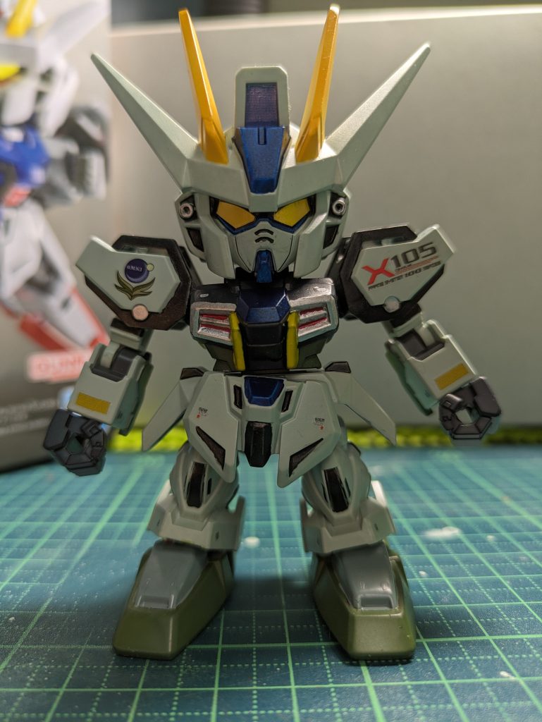 SDガンダム　SDEX  エールストライクガンダム　リアルタイプカラー風–6枚目/制作者：雪下にんじん