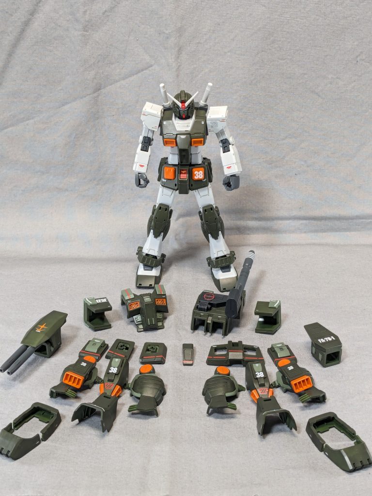 久々の78ガンダム。楽しかったです。ご覧頂きありがとうございました。 