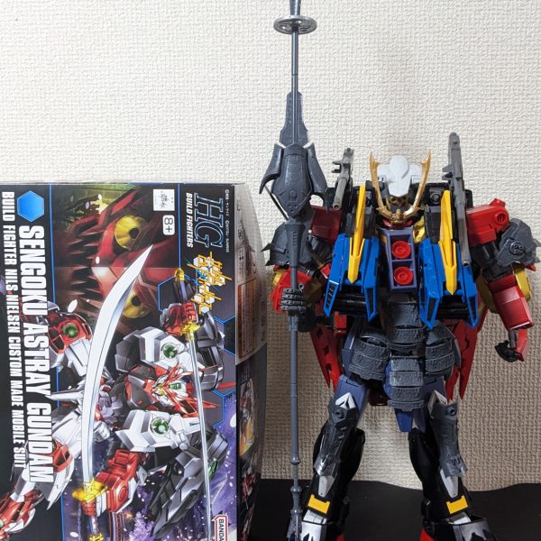 ティフォエウスガンダムをサイコガンダムの下半身とくっつけたらすごいんじゃね?から思いつき制作を始めてみました（6枚目）