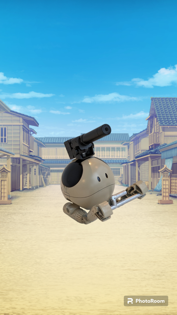 持っている武器は、激熱(ヒート)十手です。ちんちこちんの「燃え尽きるほどヒート!」な激熱十手が、盗人をぶち殴り焼き切る!頭に搭載されたチョンマゲ反動砲は、物陰に隠れた罪人を、物陰ごと吹き飛ばす!その威力たるや「震えるぞハート!」です。