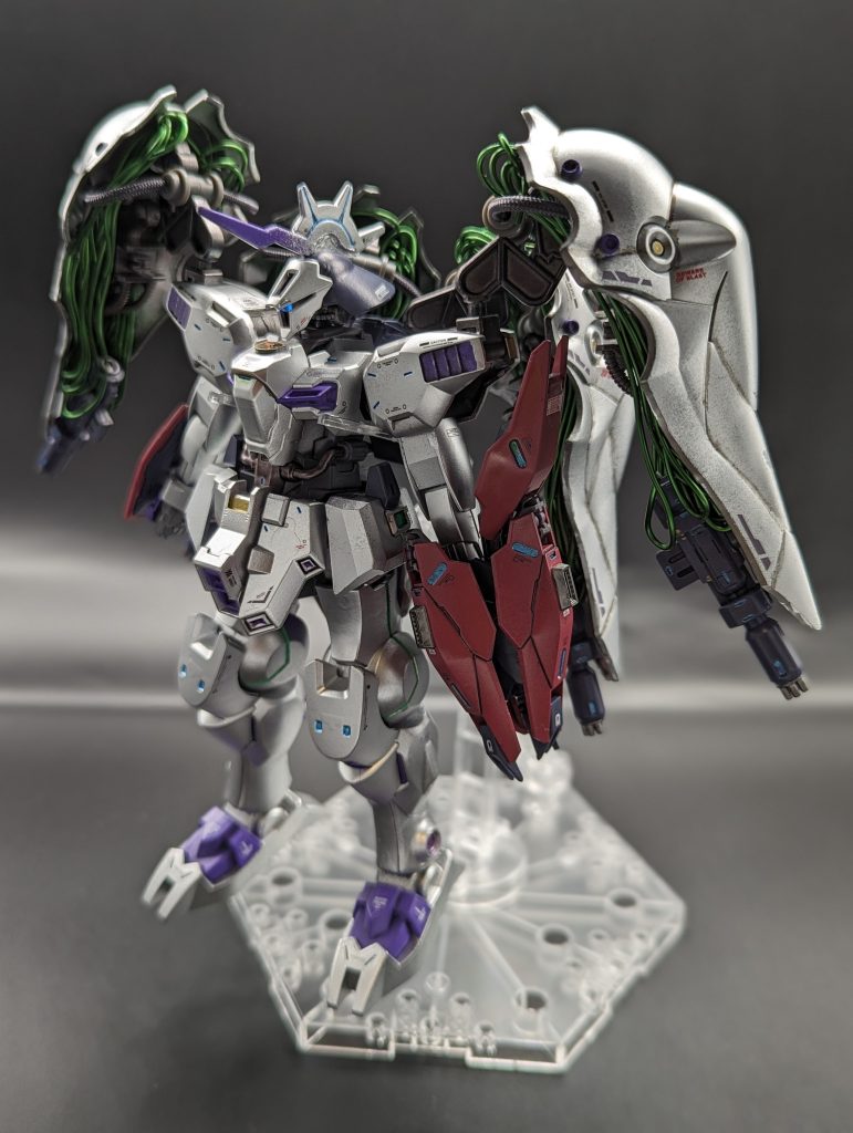 直立斜め。