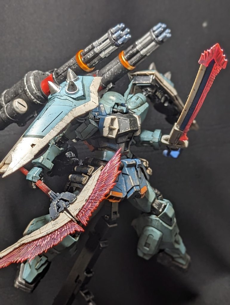 ビームアックスはSEEDFREEDOMでギャンも装備してましたね。