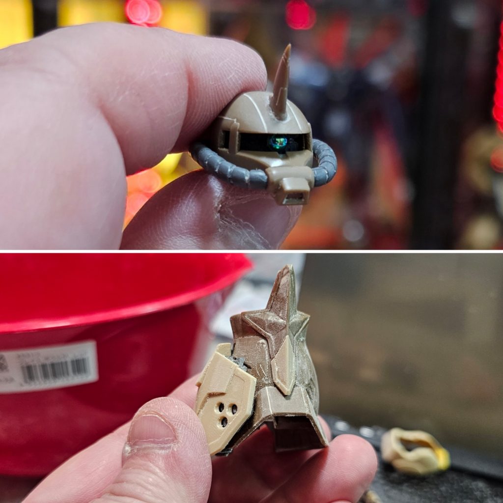 仮組&表面処理。この時点ではデザートカラーにしようかと思ってました。