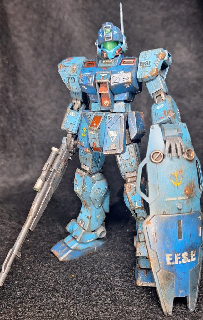 HG　ジム・スナイパーⅡ 全塗装 汚し仕上げ–2枚目/制作者：@feiru777