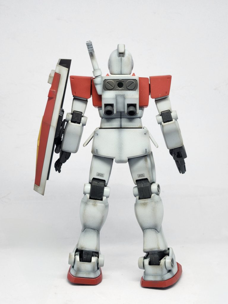 後ろ。サイドアーマー開きまくってました💦お恥ずかしい💦