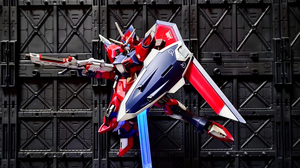 HGイモータルジャスティス グラデーション塗装–2枚目/制作者：れおプラ