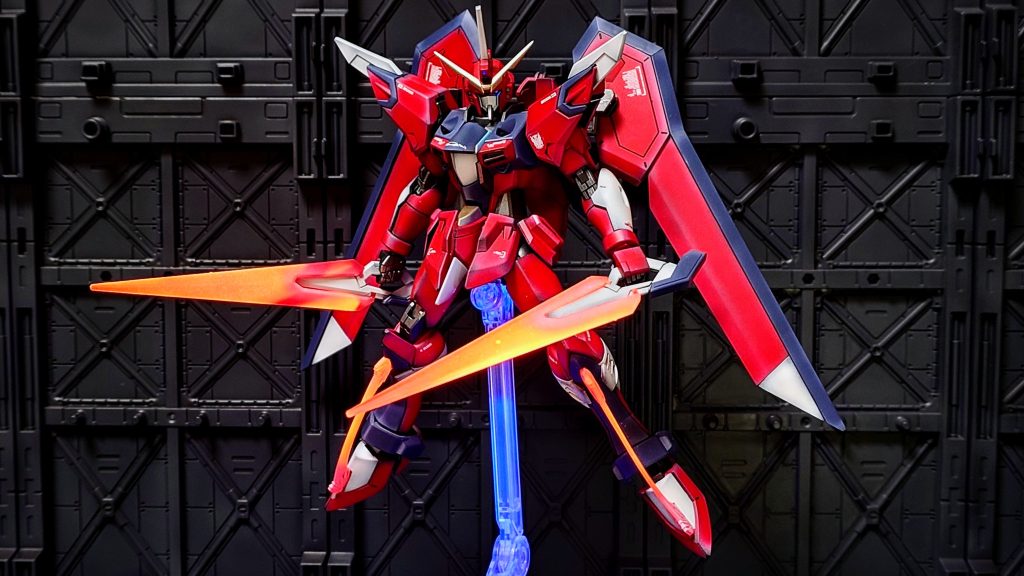 HGイモータルジャスティス グラデーション塗装–3枚目/制作者：れおプラ