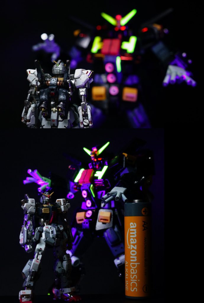 それを楽しみに去年作ったEG-G改造の「サイコガンダム簡改」です。アーティファクトサイズにピッタリ。