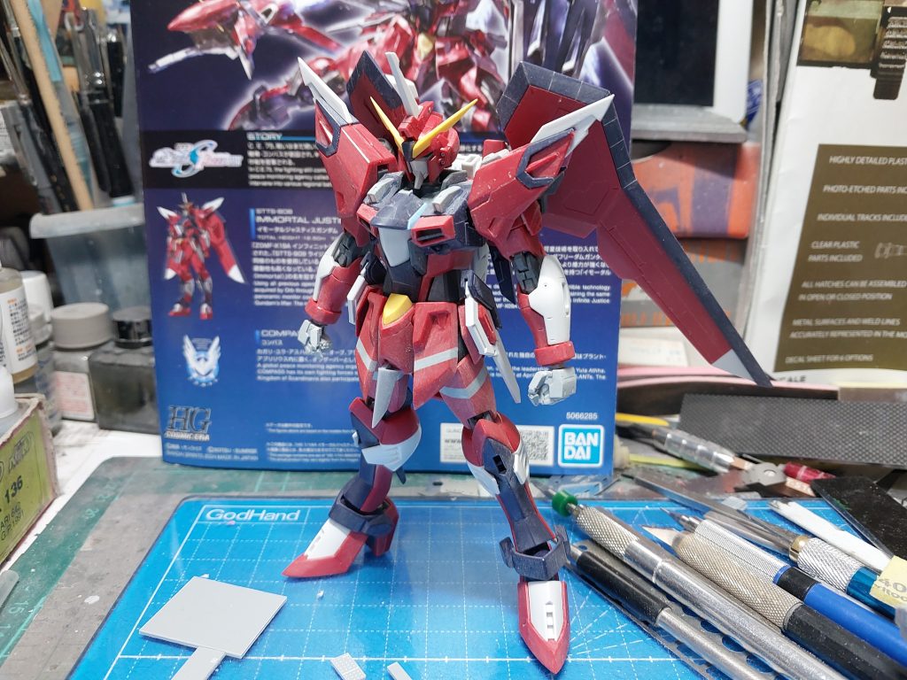 1/144 HGCE イモータルジャスティスガンダム–5枚目/制作者：@dagored00