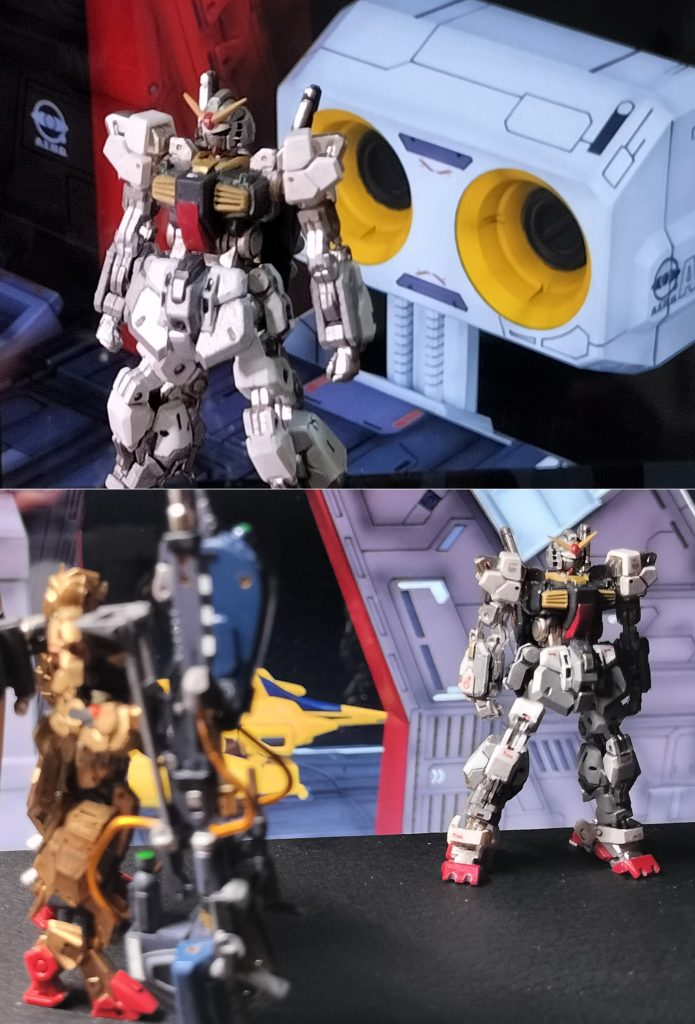 「アーガマ作れ~」の声が多かったのでつくりました。ってのは嘘で、借景にてフォトブンドドです。HGさえ置き場が無いのでアーティファクトやってるのに、アーガマなんぞ作ったって置くとこないですやん。