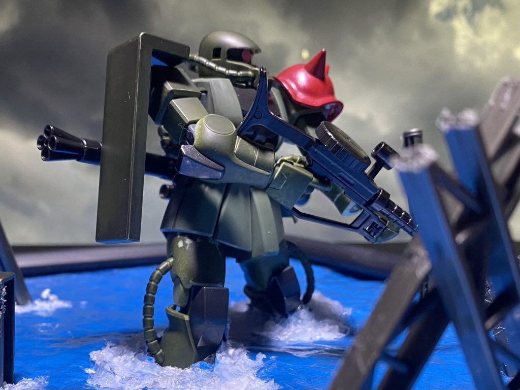 ペールゼンファイルズの渡河作戦冒頭のシーンをイメージして出来るだけ簡単に作りました