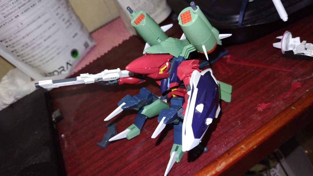 ほぼこの形態のみに集中したのでモビルスーツとしてはあれな気もします。　アビスガイアも作りたいですね。