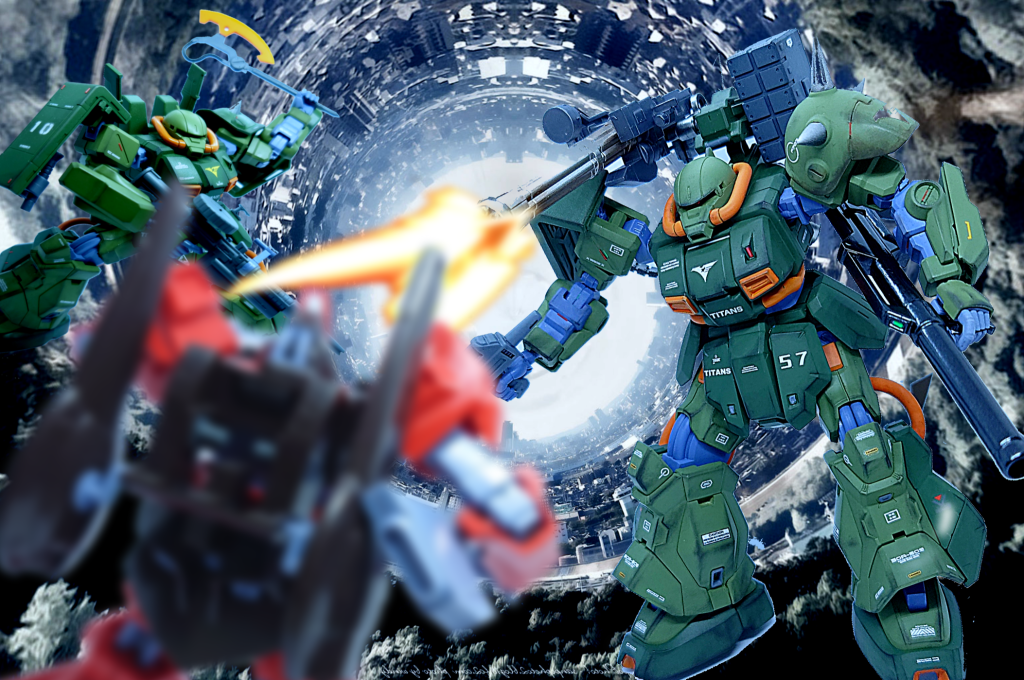 「援護する、仕掛けるぞ!」「一機だけか?接近戦をやる!」