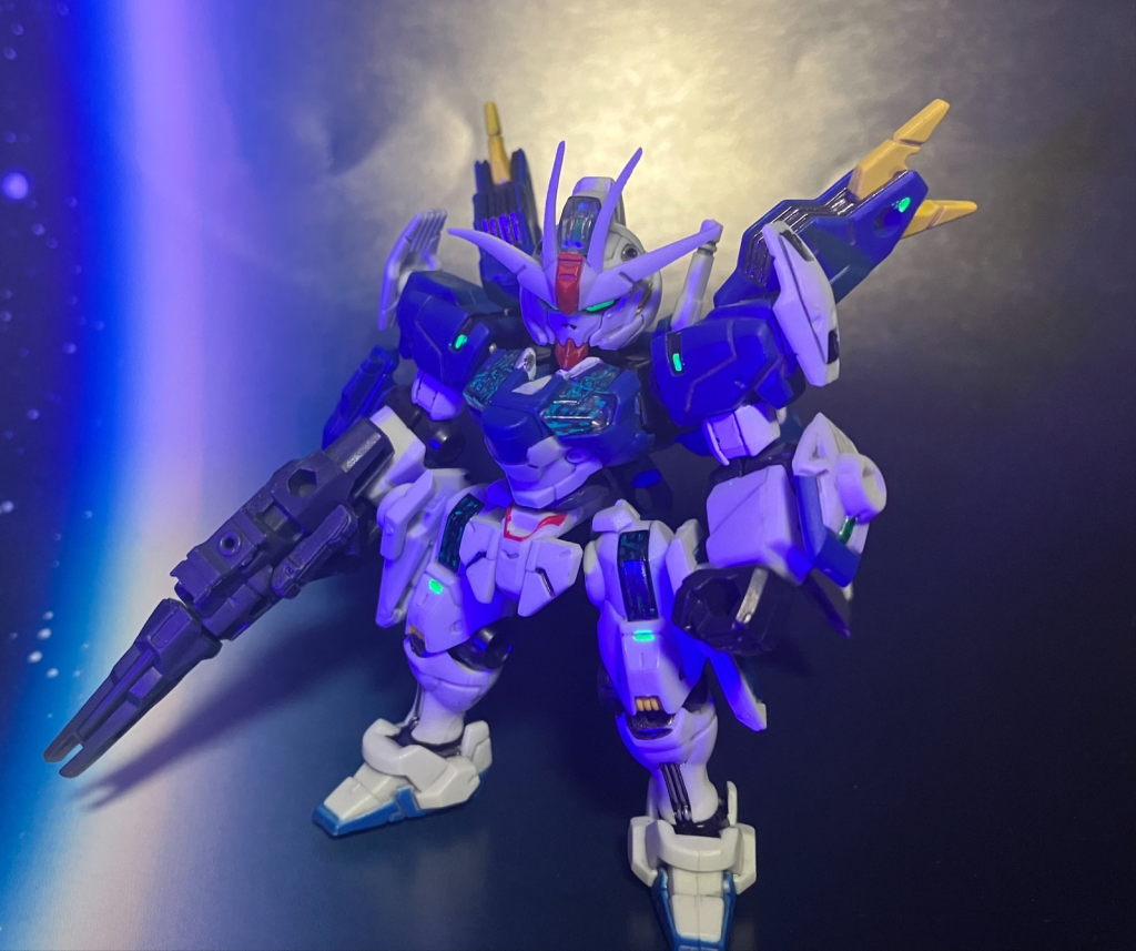 アップすると、走査線の塗装が適当なのがばれます(笑)次回作、キャリバーンの走査線を光らせようと思ってましたがやってる方結構いるみたいで、変えようか悩み中です・・・