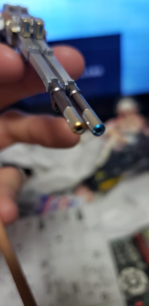 後からの思いつきで銃口の色を変えてみてます！！(ピンボケで申し訳ないです…)