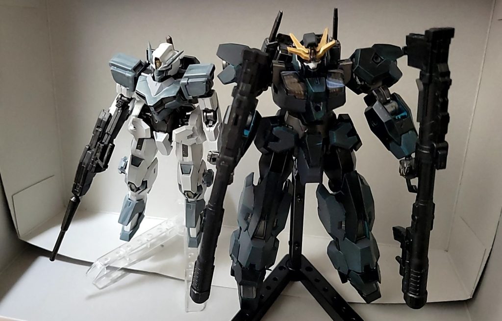 ガンヴォルヴァのライフルはデミバーディングのものルブリスウルのバズーカはフルアーマーユニコーンのものを使用