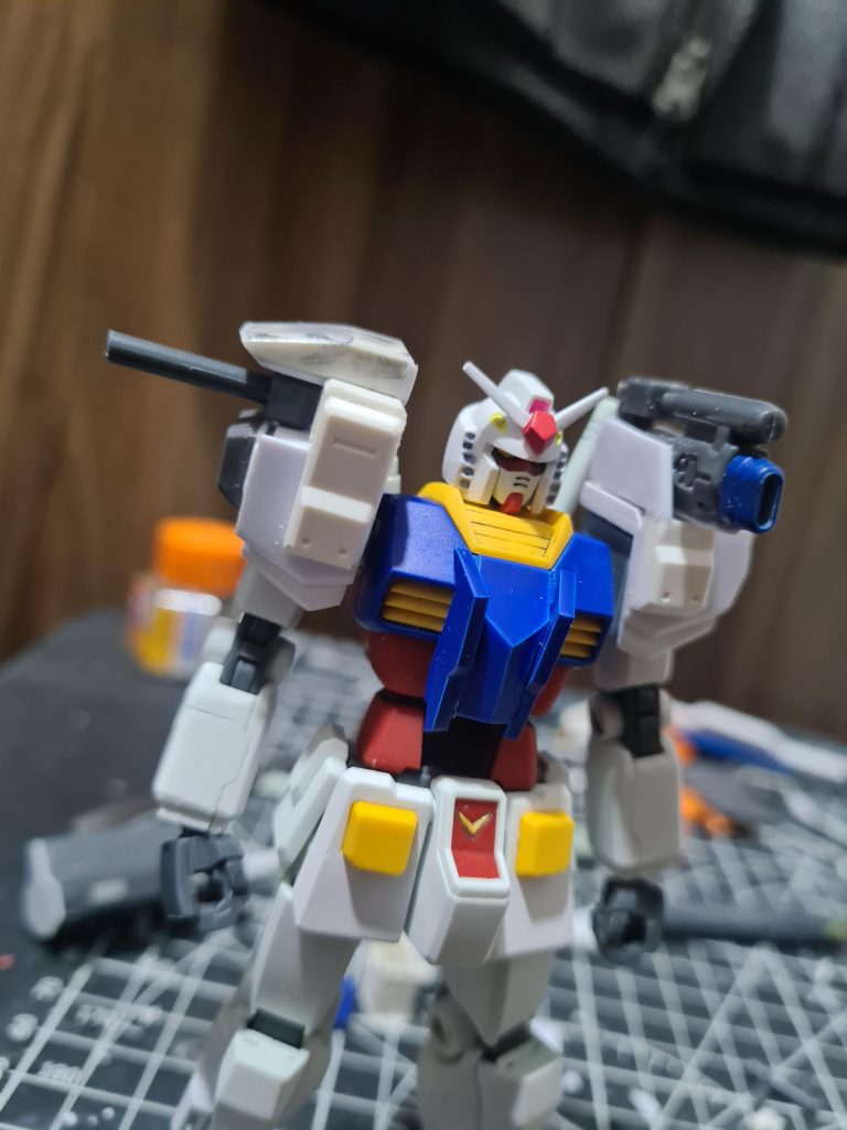 Shoulder is a combination of scratch building and kit bashing