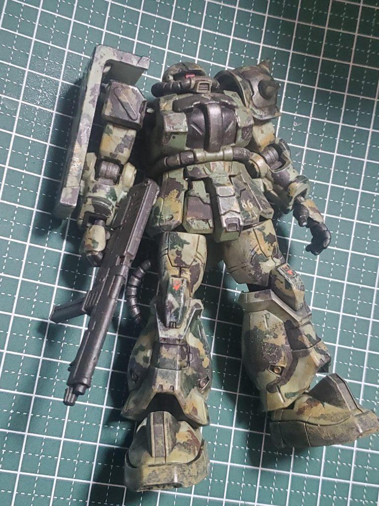 適度に拭き取りウェザリング追加して完了