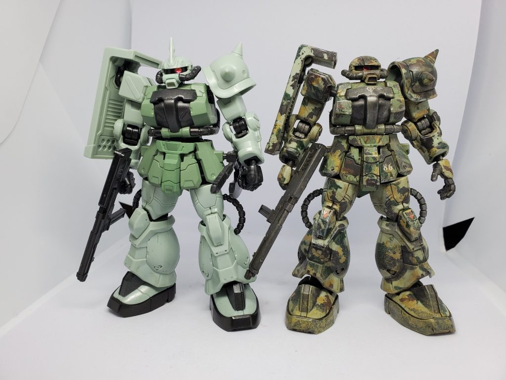 ベースになったGフレームと並べて