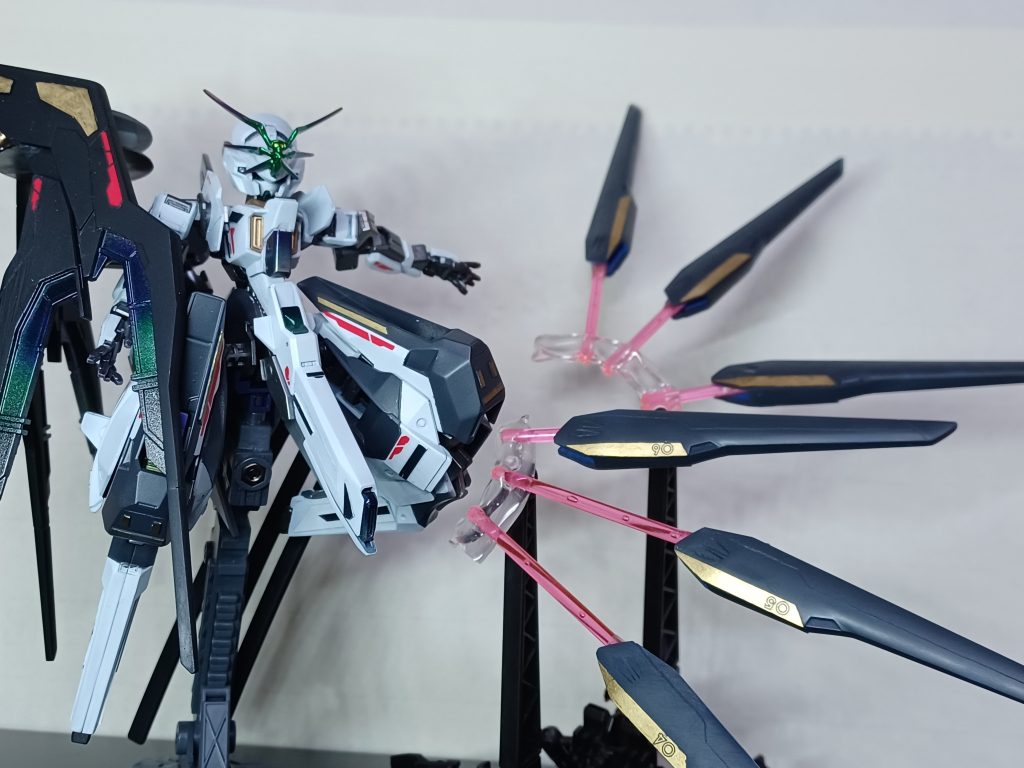 スーパードラグーン射出状態。よく見るとナンバリングされているのがわかると思います。(上下逆だけど。)