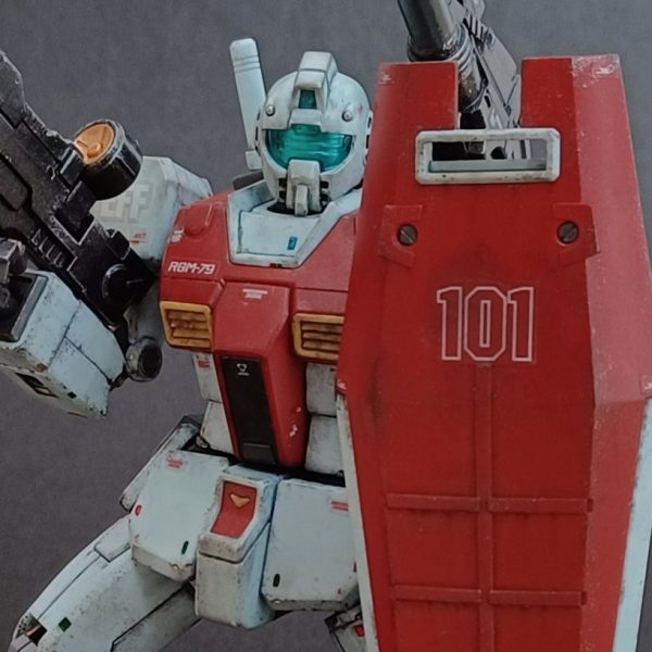 HG 1/144 ジム (ショルダー・キャノン装備/ミサイルポッド装備
