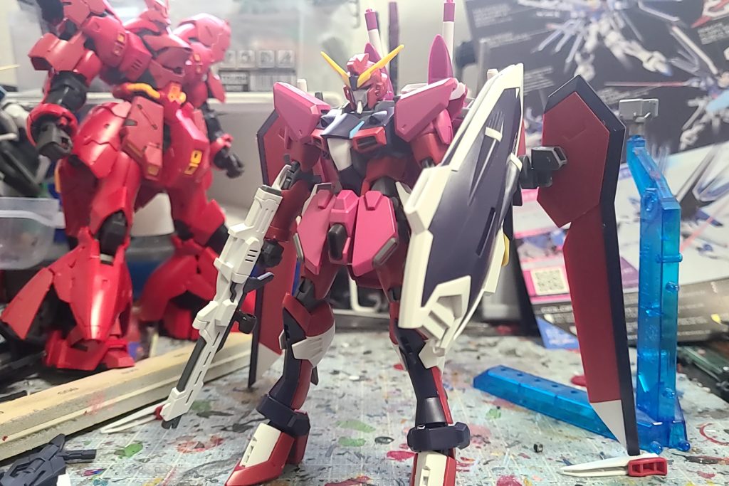 肩と腰をインジャのものに変更肩の突起とトサカを無くしてみた