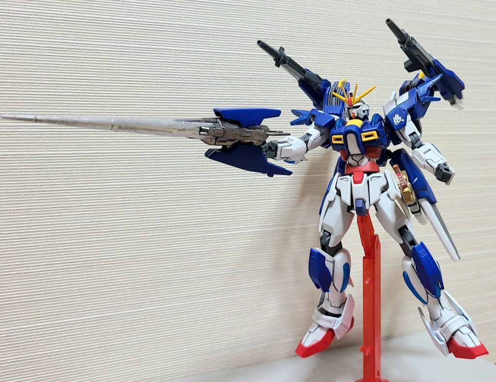 一斉射撃モード！こういう射撃のポーズはなかなか難しい…