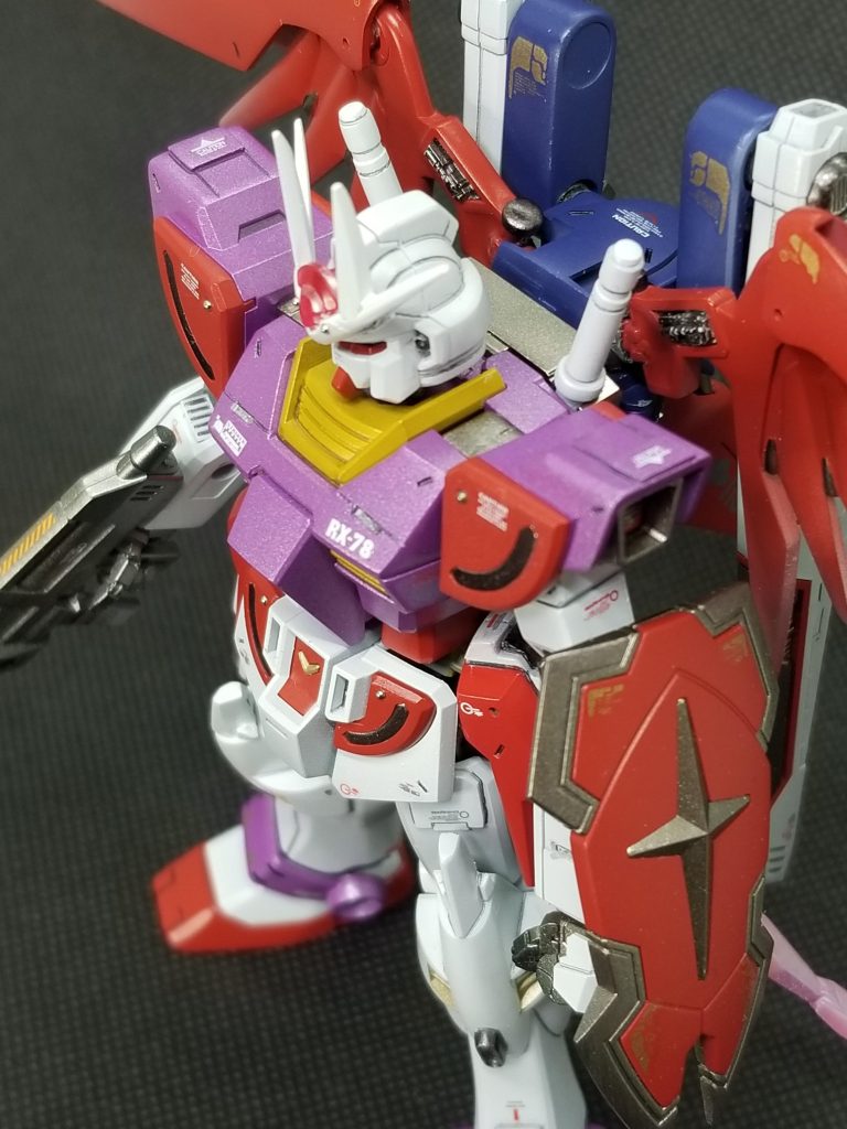 俯瞰ショット。今回もデカールは好きなやつを好きなとこへ自由奔放に貼りました😁