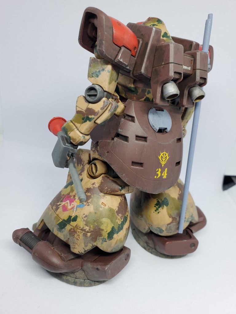 迷彩塗は漢の浪漫？捕獲してきたぱち組品ドムトローペン–3枚目/制作者：英吉