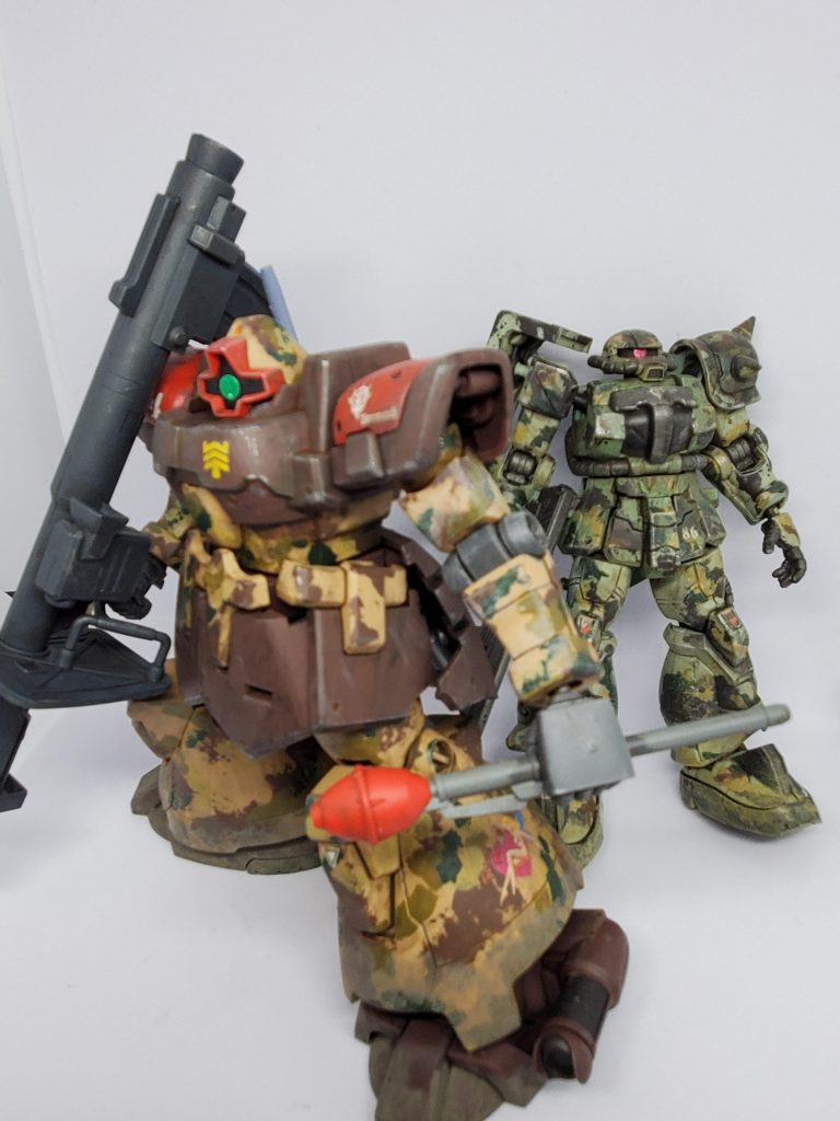 つや消し吹いてウェザリング少々施して完成✨