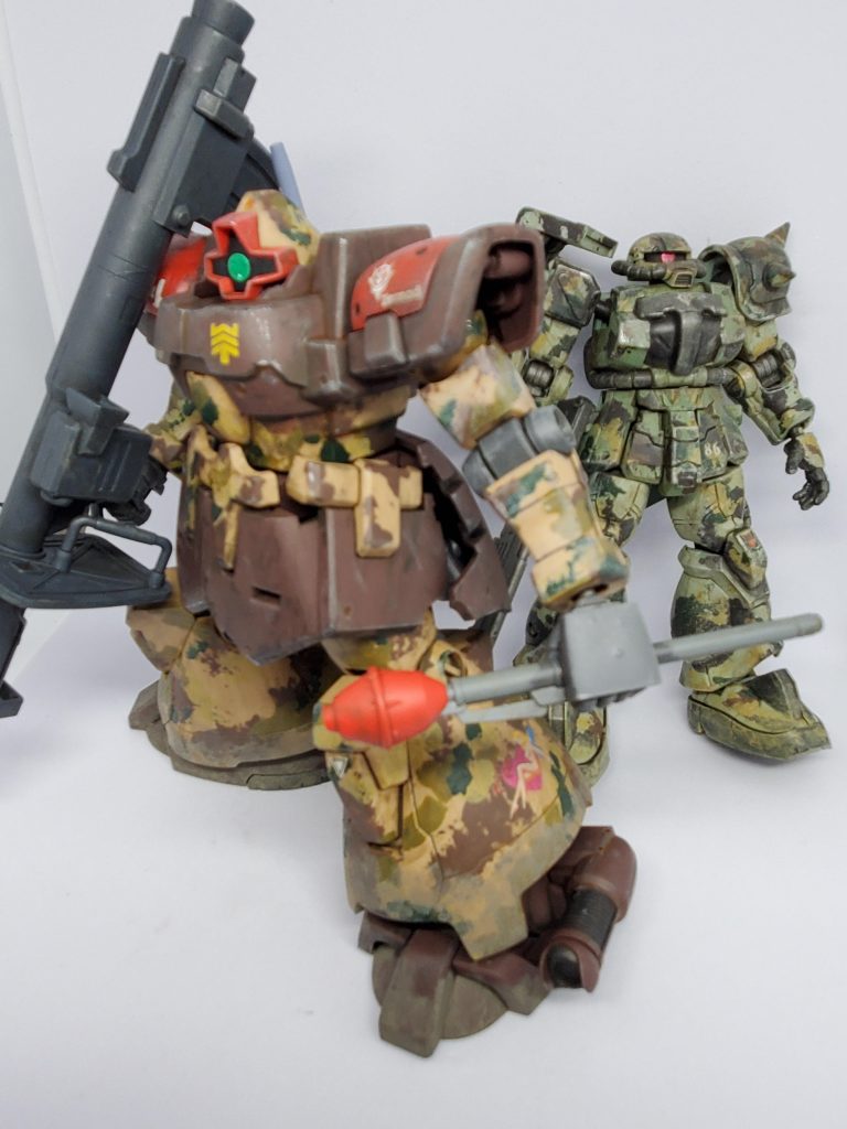 練習台第一弾のGフレームザクと