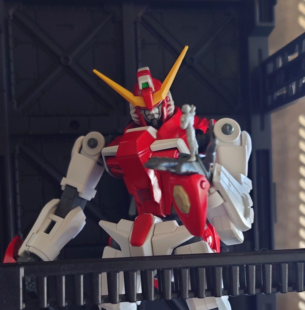 塗装ミスったバージョン。角も無ければ軽装状態っぽいですね。