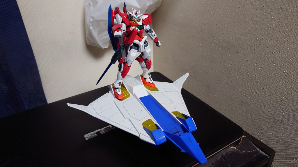 ニジガクイメージRGたちを乗せてみました。クアンタが意外と悪くないんじゃないかな。