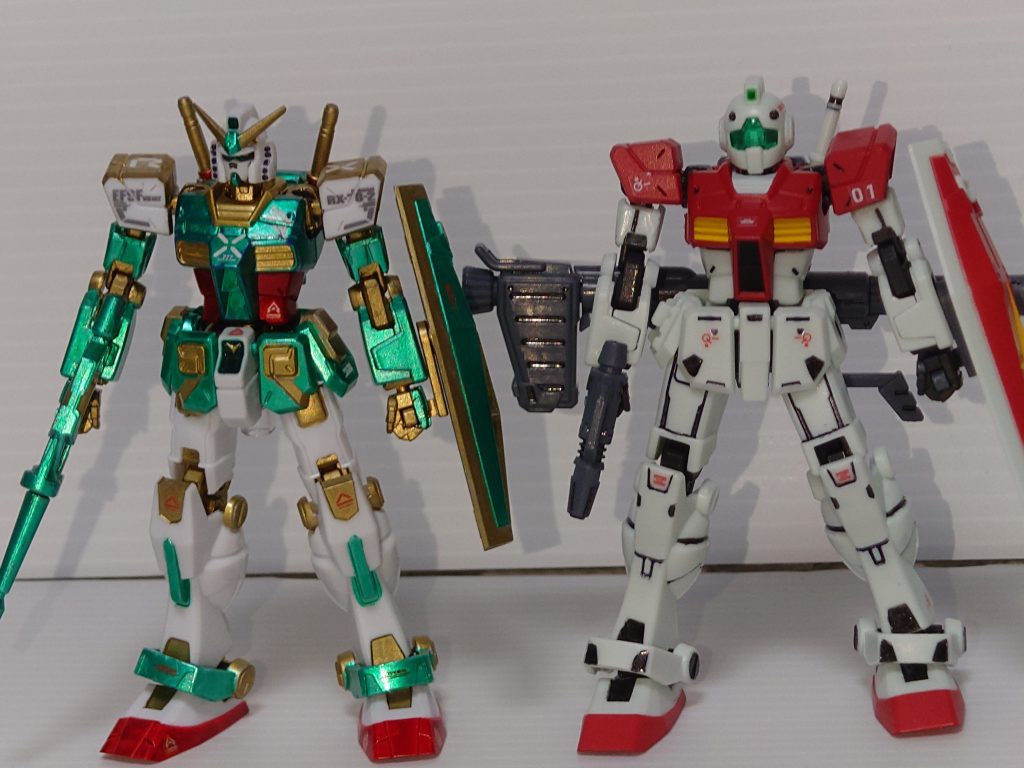 最初の投稿ガンダム(カプセルアクション)と比べるとステッカー趣味変わって無かった😀