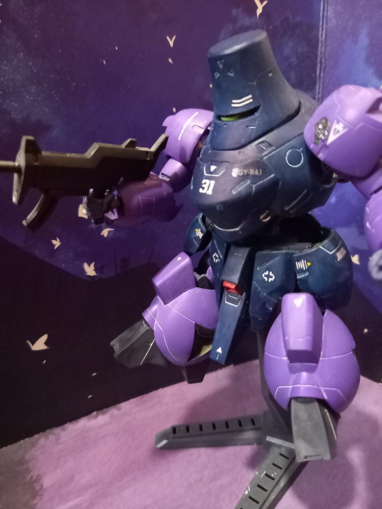 ファレホ筆塗りウェザリングカラーのホワイトでウォッシングスミイレ