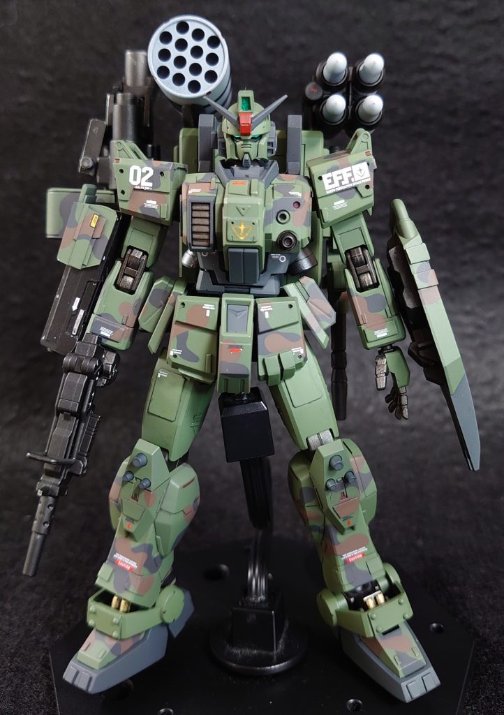 陸戦型ガンダム　迷彩塗装　HGUC–2枚目/制作者：wat798