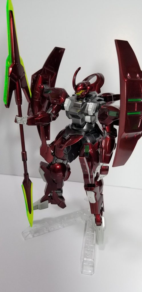 ぼっ立ち正面、クリアーの重ね方が適当すぎて、ところどころダマになってしまっています。が、黒に寄っているのであんまり分からなくなりましたww