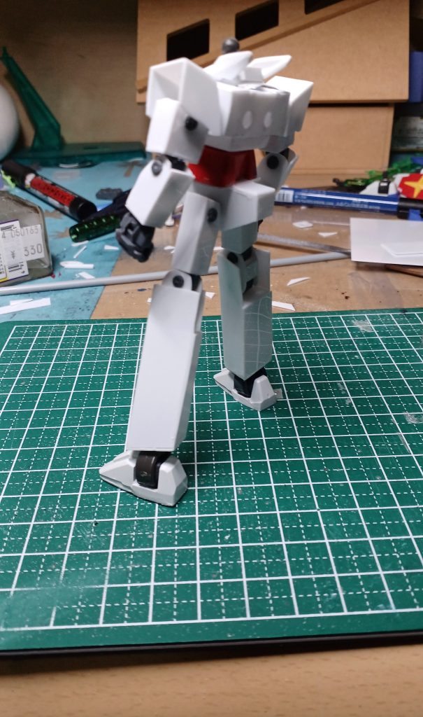 バックショット本当はバックパックをつけるつもりだったんですけどプラ板が足りなくて断念しました。