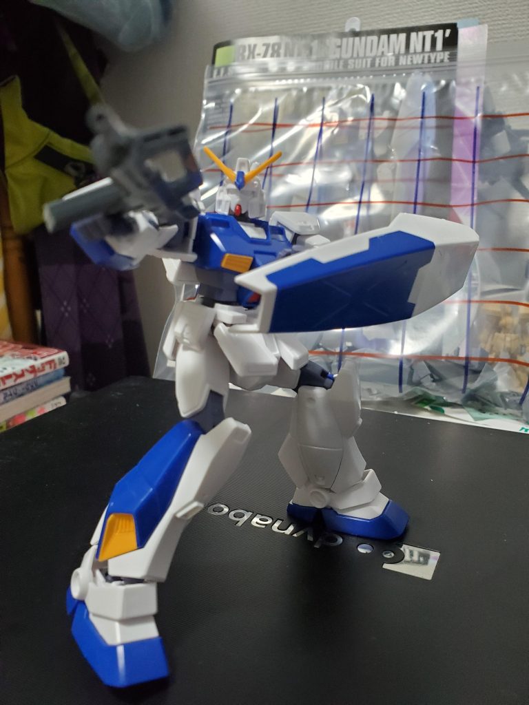パチ組みガンダムNT-1–3枚目/制作者：asagi21