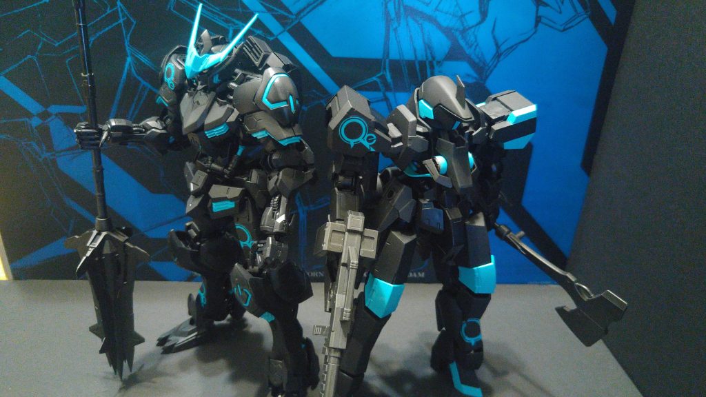 最後までご覧いただきありがとうございました！こうしてリサーキュレーションカラーでお相手の機体を用意してあげるのもなかなか楽しかったです♪また機会があったら今度はストライクとイージスorデュエルとか作ってみたいな