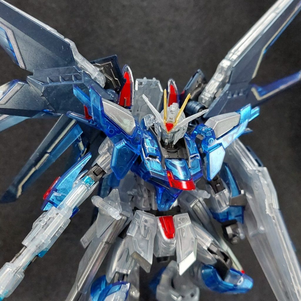 ライジングフリーダムガンダム（クリアカラー）｜闇鍋はにわさんのガンプラ作品｜GUNSTA（ガンスタ）