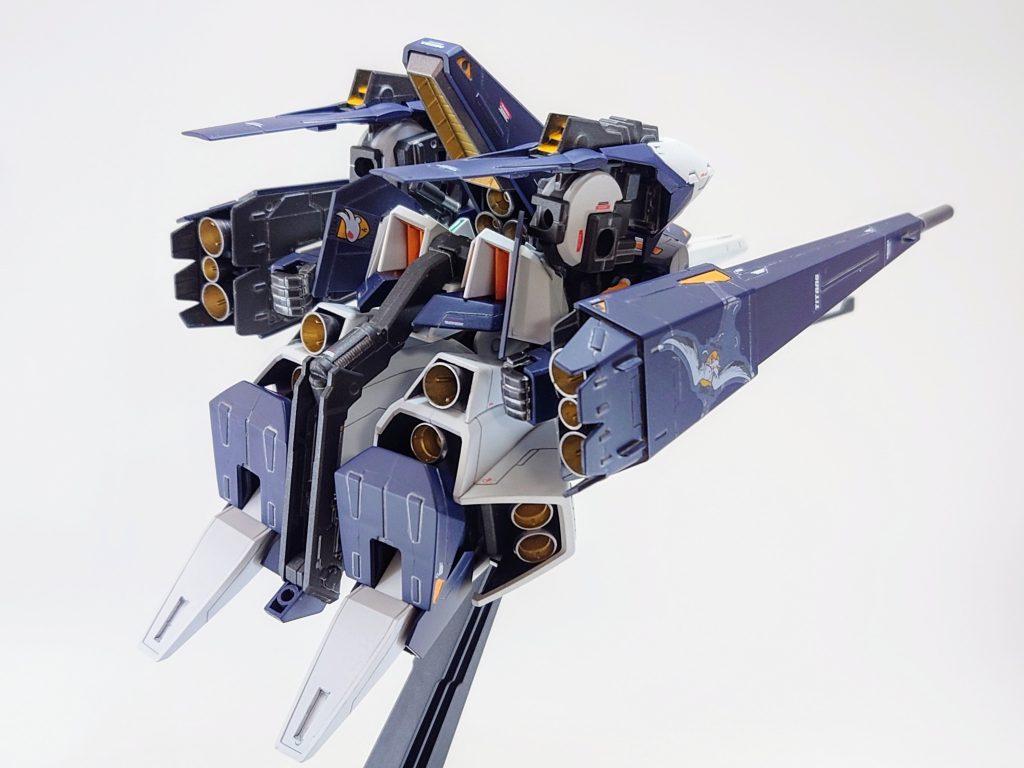 脹脛部の追加スラスターもギリギリ干渉せず💡推進力高そうです✨