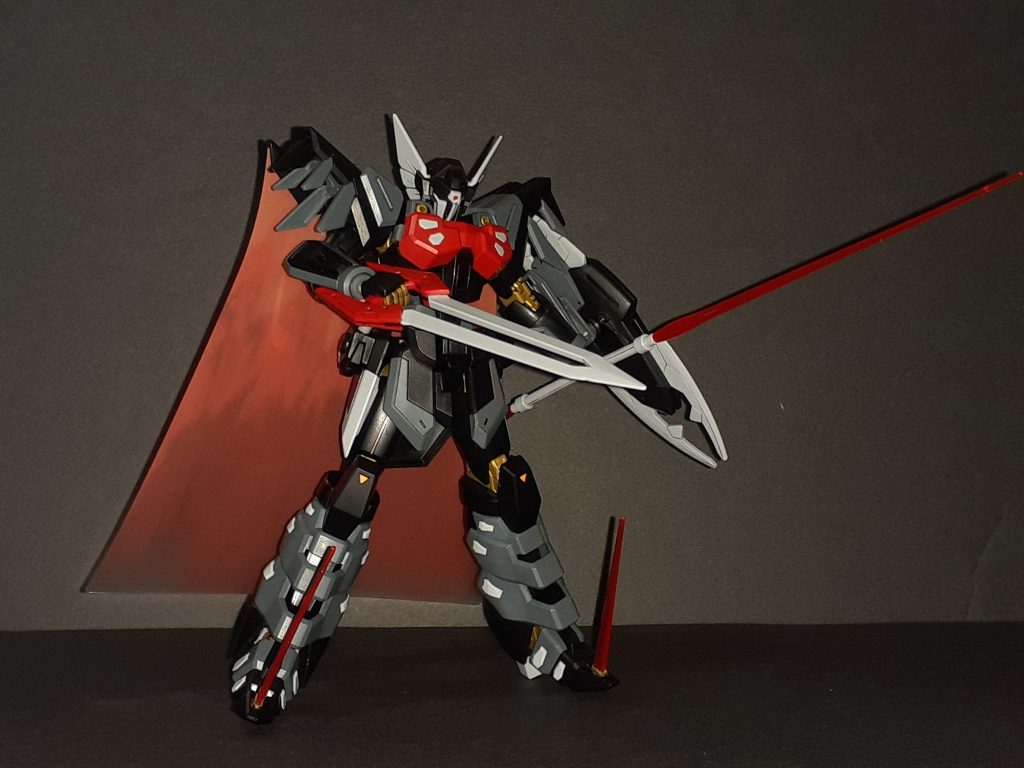 ビームマントはそのままでは表情を付け難い